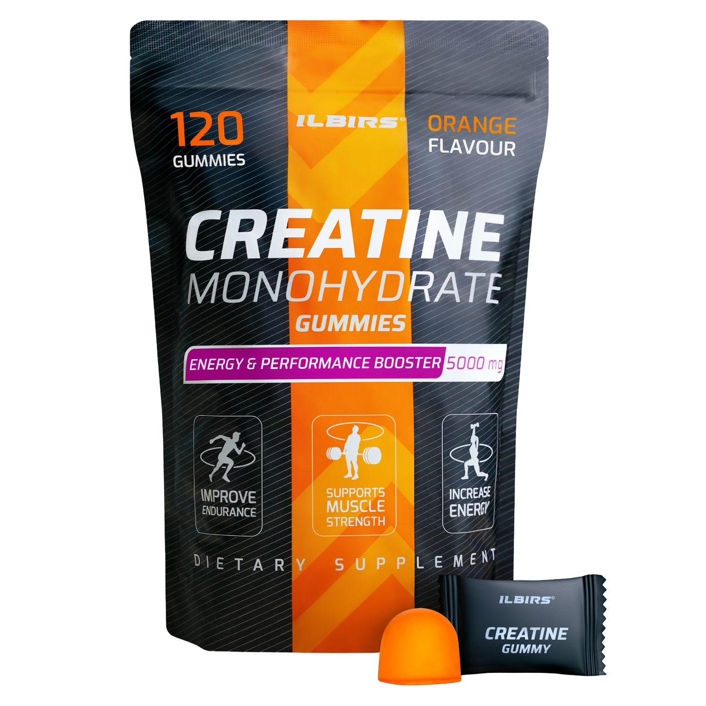 ILBIRS® CREATINE MONOHYDRATE GUMMIES