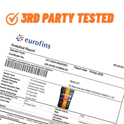 ILBIRS® CREATINE MONOHYDRATE GUMMIES